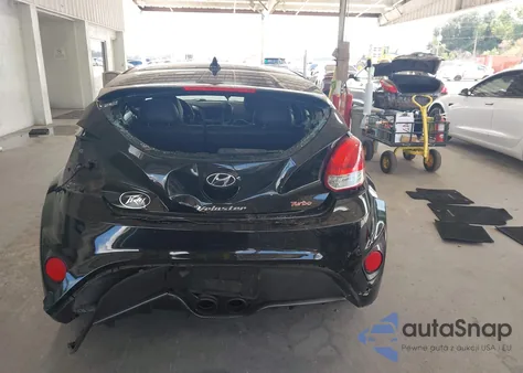 2013 Hyundai Veloster Turbo W/Blue from USA, damaged, VIN KMHTC6AEXDU167848